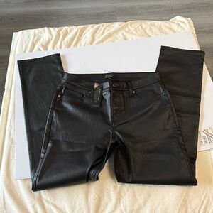 Banana Republic Mid-Rise Slim Fit Coated Jeans - Black - Size 28/6 (NWT)
